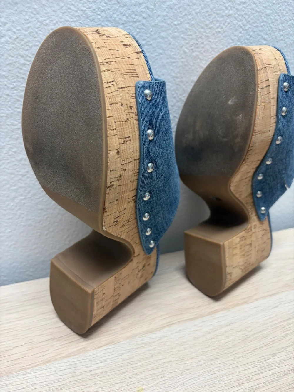 Hey Girl by Corkys Denim Platform Clogs